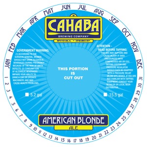 Cahaba Brewing Company American Blonde Ale July 2013