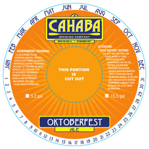 Cahaba Brewing Company Oktoberfest Ale