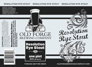 Old Forge Brewing Company Resolution Rye