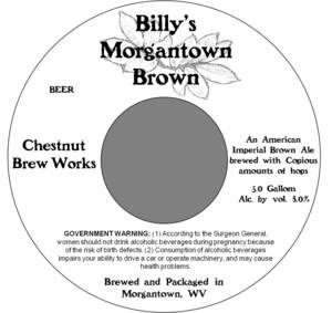 Chestnut Brew Works Billy's Morgantown Brown