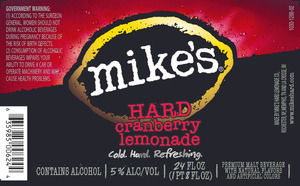 Mike's Hard Cranberry Lemonade July 2013