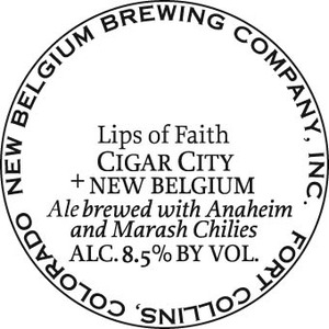 Lips Of Faith Cigar City Brewing & New Belgium