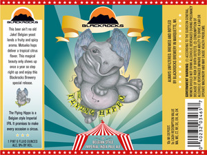 Blackrocks Brewery Flying Hippo July 2013