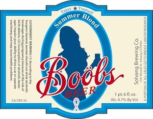 Solvang Brewing Company, Inc. Boobs Summer Blonde