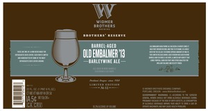 Widmer Brothers Brewing Company Barrel Aged Old Embalmer 13' July 2013