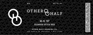 Other Half Brewing Co. H-g '07 Flemish-style Red