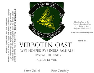 Verboten Oast Rye India Pale Ale 