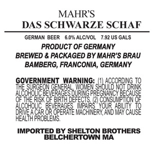 Mahr's Brau Das Schwarze Schaf