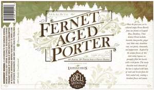 Odell Brewing Company Fernet Aged Porter