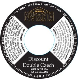 Elysian Brewing Company Discount Double Czech July 2013