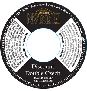 Elysian Brewing Company Discount Double Czech July 2013