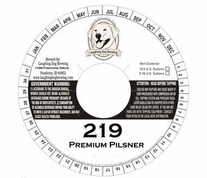 Laughing Dog Brewing 219 Premium Pilsner August 2013