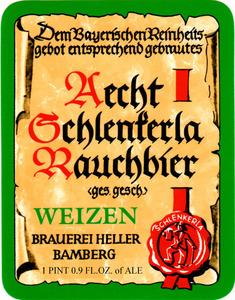 Aecht Schlenkerla Weizen August 2013