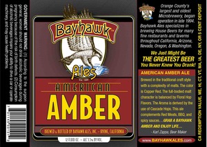 Bayhawk Ales Amber August 2013