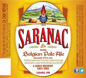 Saranac Belgian Pale Ale August 2013
