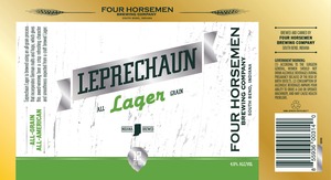 Four Horsemen Brewing Company Leprechaun August 2013