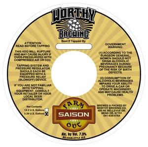 Worthy Farm Out Saison