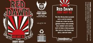 Carson's Brewery Red Dawn Amber Wheat August 2013