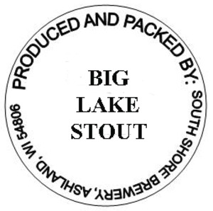 South Shore Brewery Big Lake Stout August 2013
