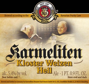 Karmeliten Kloster Weizen Hell