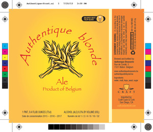 Authentique Blonde August 2013