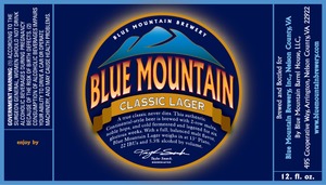 Blue Mountain Brewery Blue Mountain Classic