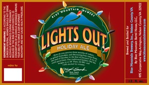 Blue Mountain Brewery Lights Out August 2013