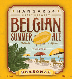 Hangar 24 Craft Brewery Belgian Summer Ale August 2013