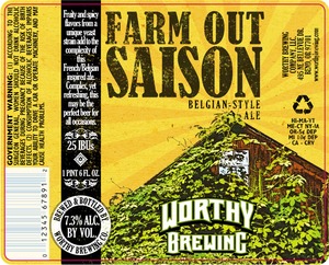 Worthy Farm Out Saison August 2013