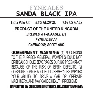 Fyne Ales Sanda Black