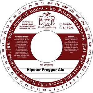 Hipster Frogger Ale August 2013