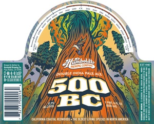 Humboldt Brewing Company 500 Bc Double India Pale