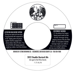 Stone Brewing Co Double Bastard Ale August 2013