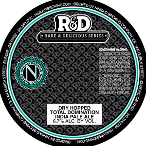 Ninkasi Brewing Company Dry Hopped Total Domination August 2013