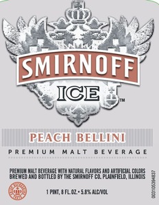 Smirnoff Ice Peach Bellini August 2013