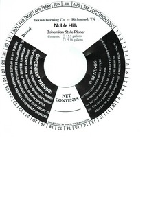 Noble Hills Bohemian-style Pilsner August 2013