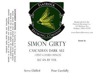 Simon Girty Cascadian Dark Ale 