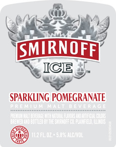 Smirnoff Sparkling Pomegranate August 2013