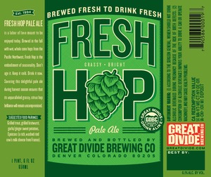 Great Divide Brewing Company Fresh Hop August 2013