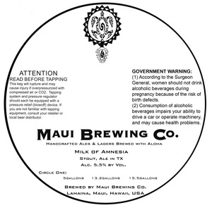 Maui Brewing Co. Milk Of Amnesia