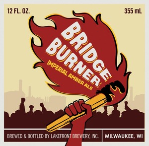 Lakefront Brewery Bridge Burner Imperial Amber August 2013