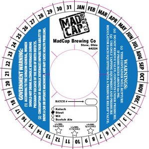 Madcap Brewing Co. August 2013