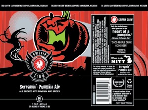 Griffin Claw Brewing Company Screamin'-pumpkin