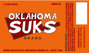 Oklahoma Suks Brand August 2013