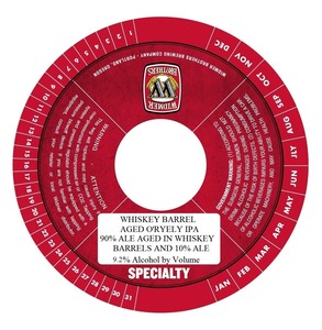 Widmer Brothers Brewing Company Whiskey Barrel Aged O'ryely August 2013