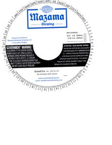 Mazama Grand Cru