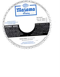 Mazama Saison D'etre
