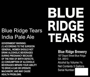 Blue Ridge Tears 