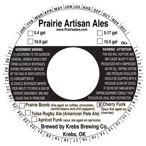 Prairie Artisan Ales Cherry Funk August 2013