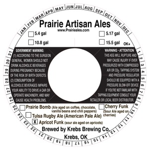 Prairie Artisan Ales Apricot Funk August 2013